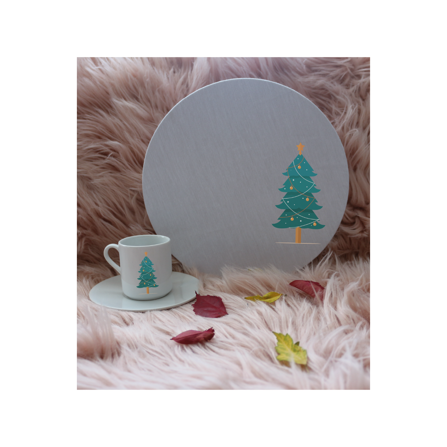 Adsız tasarım (27) Yeşil Çam Ağacı Supla Takımı - Görsel 1