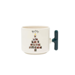Noel Ağaçlı Kolaj  Latte Fincanı